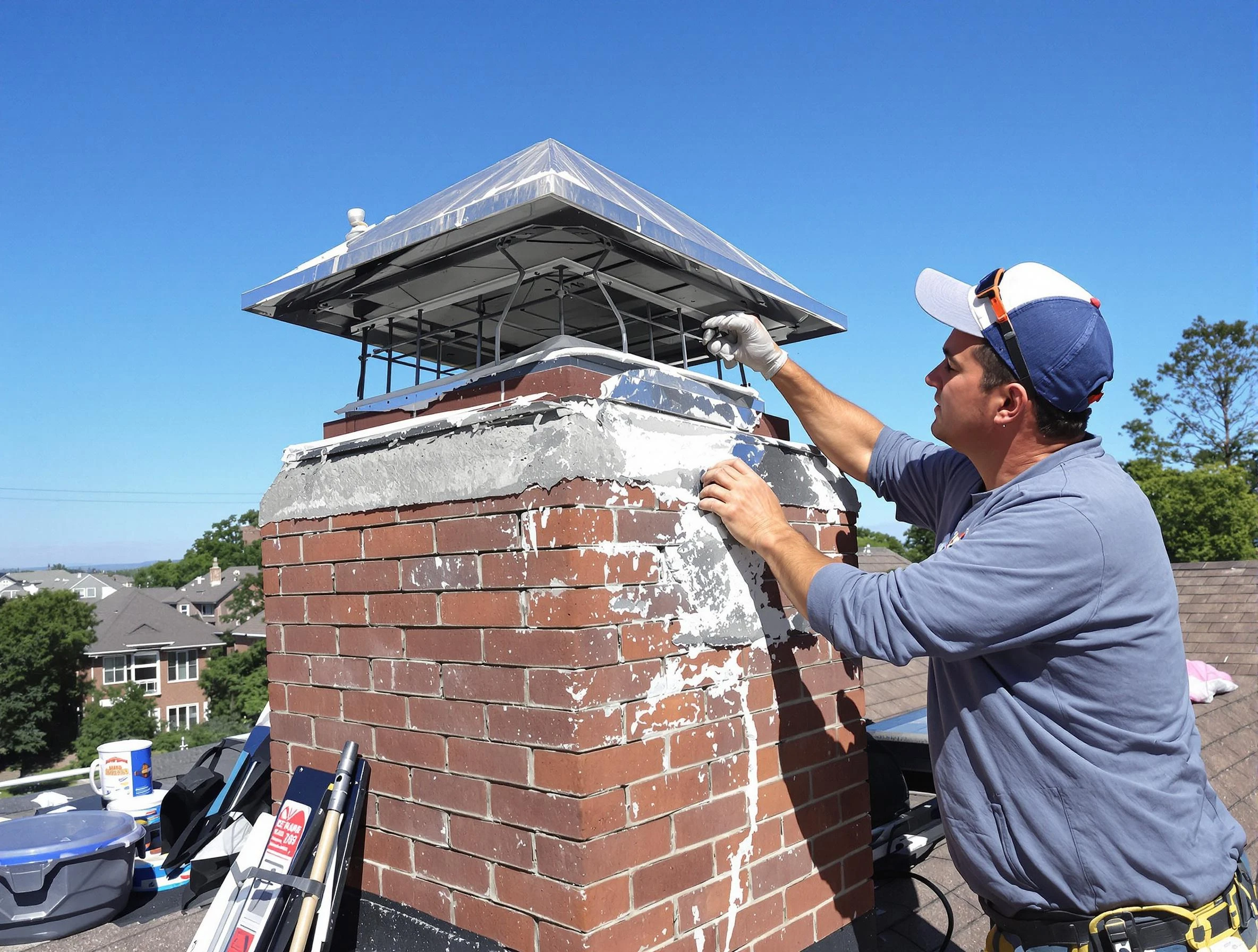 Chimney Crown Services service in Druid Hills, GA