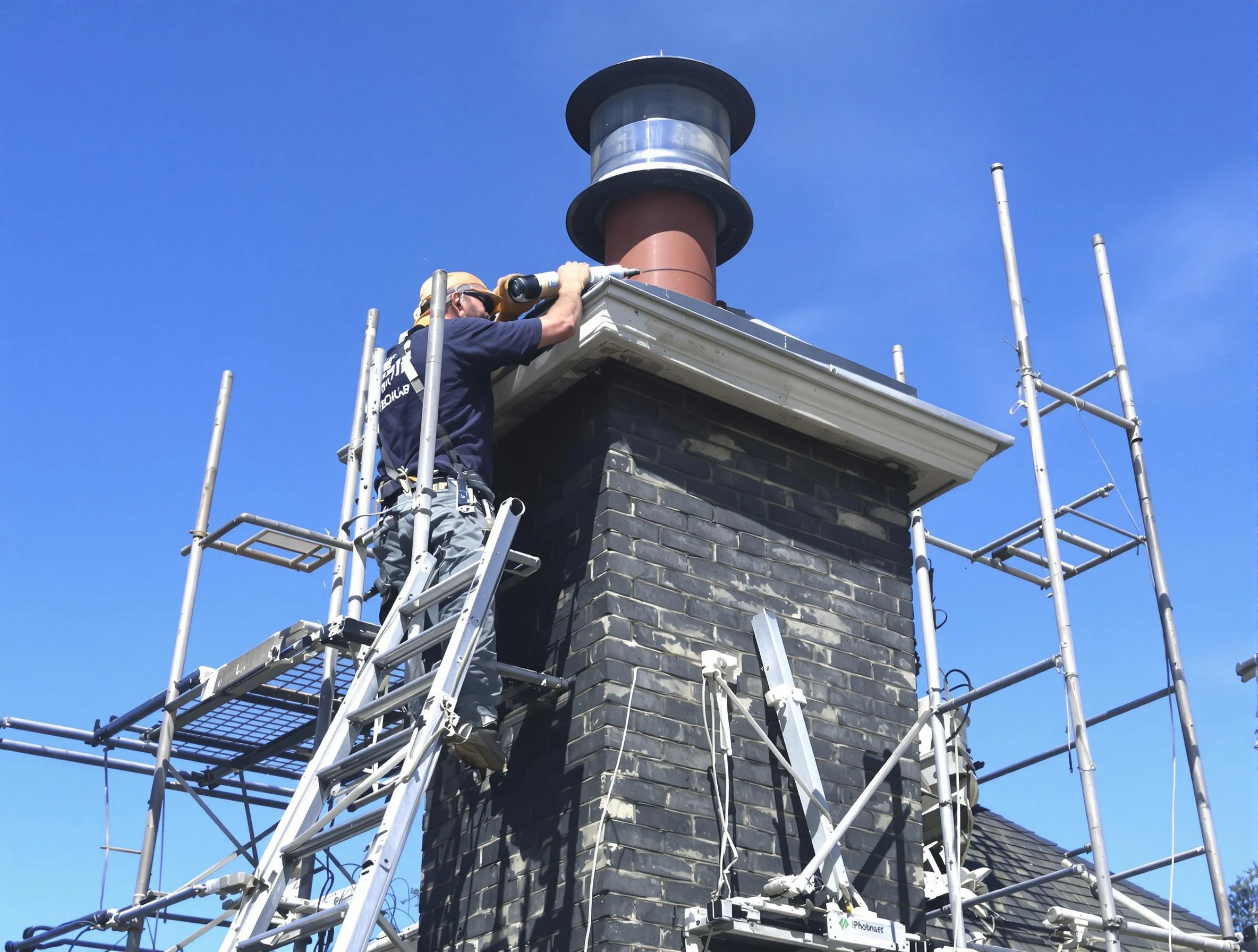 Sturdy chimney crown finished by Druid Hills Chimney Sweep in Druid Hills, GA