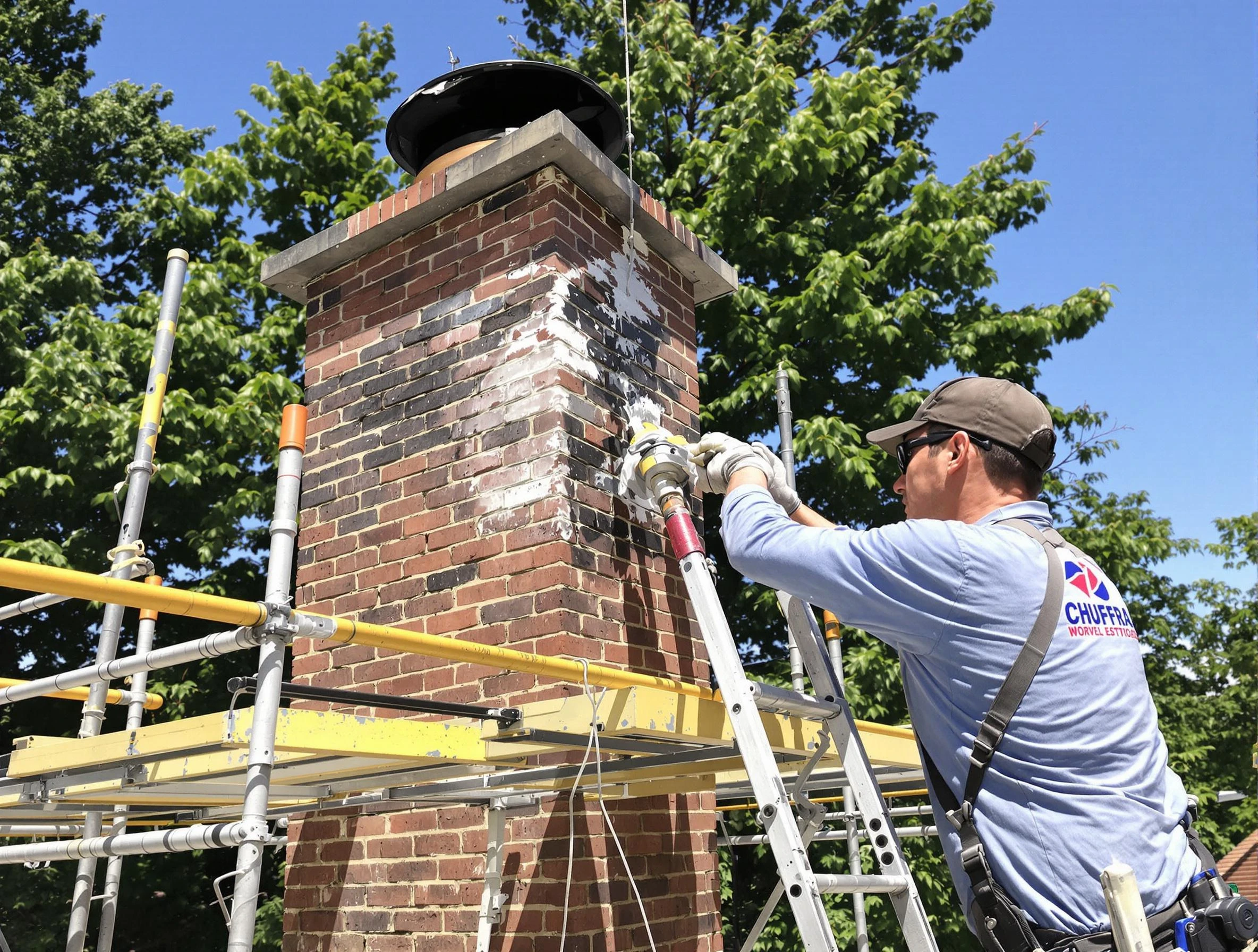 Structural chimney repair by Druid Hills Chimney Sweep in Druid Hills, GA